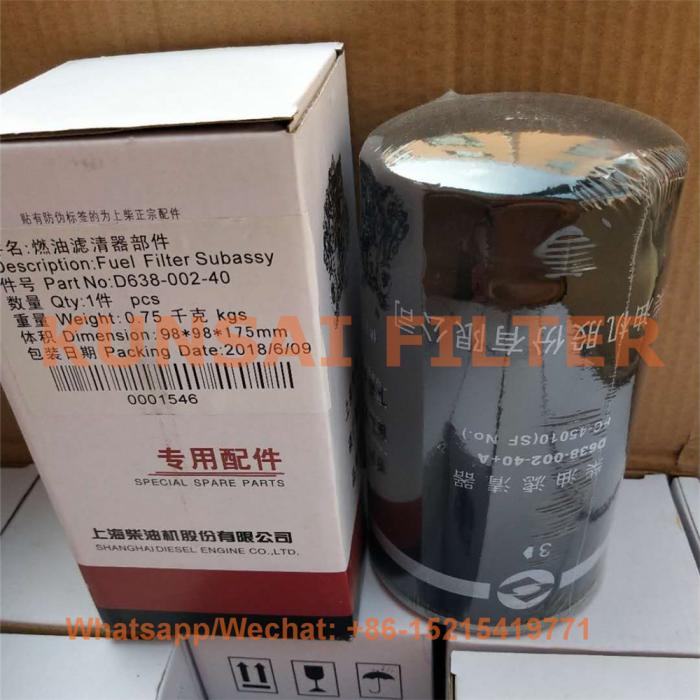 Shanghai fuel filter D638-002-40+A